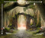 Halloween  Forest  -  Printed Baby Backdrop - FABRIC (PRE ORDER)
