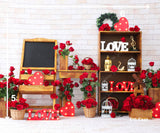 Radiant Rose Garden -  Printed Baby Backdrop - FABRIC (PRE ORDER)
