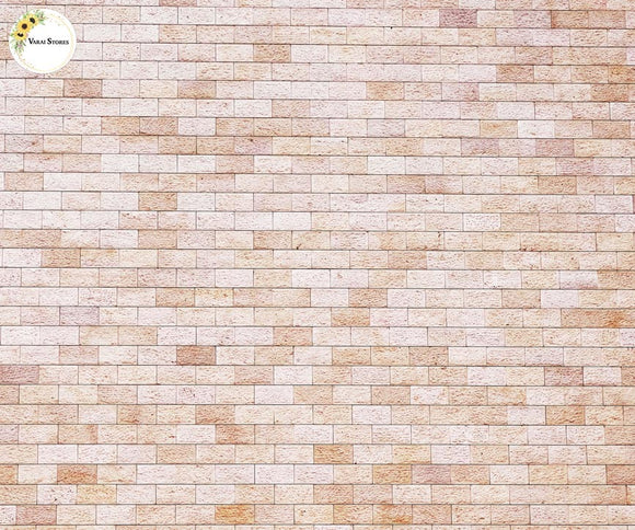 Cream Brick - Fabric (5x7) Feet