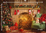 Christmas (Type -1)  - Fabric (5x7) Feet