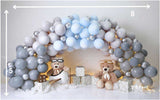 Blue Teddy - Fabric(5x8) Feet