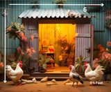 Farm House (Type 2) - Printed Baby Backdrops - Fabric(Pre Order)