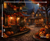 Halloween Night - Printed Baby Backdrops - Fabric(Pre Order)