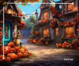 Pumpkin Street - Printed Baby Backdrop - FABRIC (PRE ORDER)