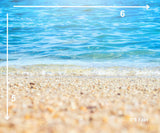 Beach (Type 1) - Printed Baby Backdrop - FABRIC (PRE ORDER)