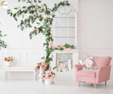 Elegant Living Room - Printed Baby Backdrop - FABRIC (PRE ORDER)