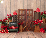 Classic Rose Garden -  Printed Baby Backdrop - FABRIC (PRE ORDER)
