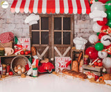 Italian Kitchen - Printed Baby Backdrop - FABRIC (PRE ORDER)