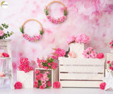 Pink Blossom - Printed Baby Backdrop - FABRIC (PRE ORDER)