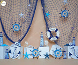 Nautical Sailor - Printed Baby Backdrop - FABRIC (PRE ORDER)
