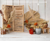 Autumn Spring - Printed Baby Backdrop - FABRIC (PRE ORDER)