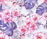 Purple Leaf -Printed Baby Backdrop - FABRIC (PRE ORDER)