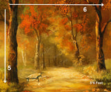 Autumn Forest - Printed Baby Backdrop - FABRIC(PRE ORDER)