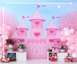 Princess Palace - PRINTED BABY BACKDROP - FABRIC (PRE ORDER)