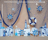 Nautical Sailor - Printed Baby Backdrop - FABRIC (PRE ORDER)