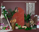 Rustic Boho - Printed Baby Backdrop - FABRIC (PRE ORDER)