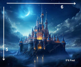 Lightning Castle - Printed Baby Backdrop - FABRIC (PRE ORDER)
