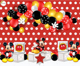 Mickey Mouse - Printed Baby Backdrop - FABRIC (PRE ORDER)