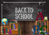 Back to School - Printed Baby Backdrop - FABRIC (PRE ORDER)