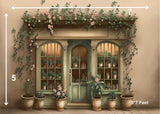 Peach House - Printed Baby Backdrop - FABRIC (PRE ORDER)