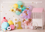 Candy Store - Printed Baby Backdrop - FABRIC (PRE ORDER)
