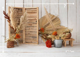 Autumn Spring - Printed Baby Backdrop - FABRIC (PRE ORDER)