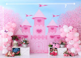 Princess Palace - PRINTED BABY BACKDROP - FABRIC (PRE ORDER)