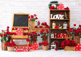Radiant Rose Garden -  Printed Baby Backdrop - FABRIC (PRE ORDER)