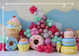 Sweet Balloons - Printed Baby Backdrop - FABRIC (PRE ORDER)