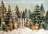 White Snow - Printed Baby Backdrop - FABRIC (PER ORDER)