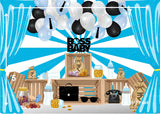Boss Baby (Boy) - Printed Baby Backdrop - FABRIC (PRE ORDER)