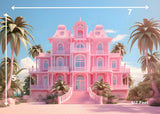 Barbie House - Fabric (5x7) Feet