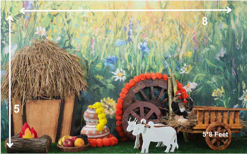 Pongal Type -1 -  Fabric (5x8) Feet