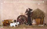 Pongal (Type 2) - Printed Baby Backdrop - FABRIC (PRE ORDER)