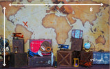 Travel With Me  - Printed Baby Backdrop - FABRIC (PRE ORDER)