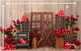 Classic Rose Garden -  Printed Baby Backdrop - FABRIC (PRE ORDER)