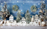 Winter House - Printed Baby Backdrop - FABRIC (PRE ORDER)