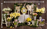 Rustic Rose - Printed Baby Backdrop - FABRIC (PRE ORDER)
