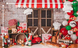 Italian Kitchen - Printed Baby Backdrop - FABRIC (PRE ORDER)