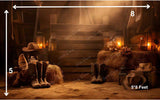 Rustic Cow Boy - Printed Baby Backdrop - FABRIC (PRE ORDER)