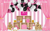 Boss Baby (Girl) - Printed Baby Backdrop - FABRIC (PRE ORDER)