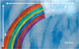 Rainbow (Type 1) - Printed Baby Backdrop - FABRIC (PRE ORDER)