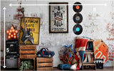Rock and Roll - PRINTED BABY BACKDROP - FABRIC (PRE ORDER)
