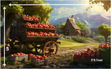 Apple Cart - Printed Baby Backdrops - Fabric(Pre Order)