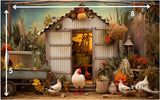 Farm House (Type 1) - Printed Baby Backdrops - Fabric(Pre Order)