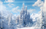Winter Castle - Printed Baby Backdrop - FABRIC (PRE ORDER)