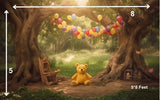 Pooh Forest - Printed Baby Backdrop - FABRIC (PRE ORDER)