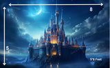 Lightning Castle - Printed Baby Backdrop - FABRIC (PRE ORDER)