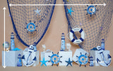Nautical Sailor - Printed Baby Backdrop - FABRIC (PRE ORDER)