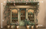 Peach House - Printed Baby Backdrop - FABRIC (PRE ORDER)